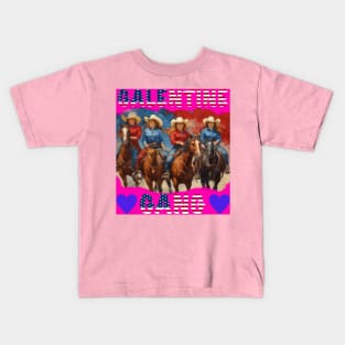 Galentine gang rodeo girls Kids T-Shirt